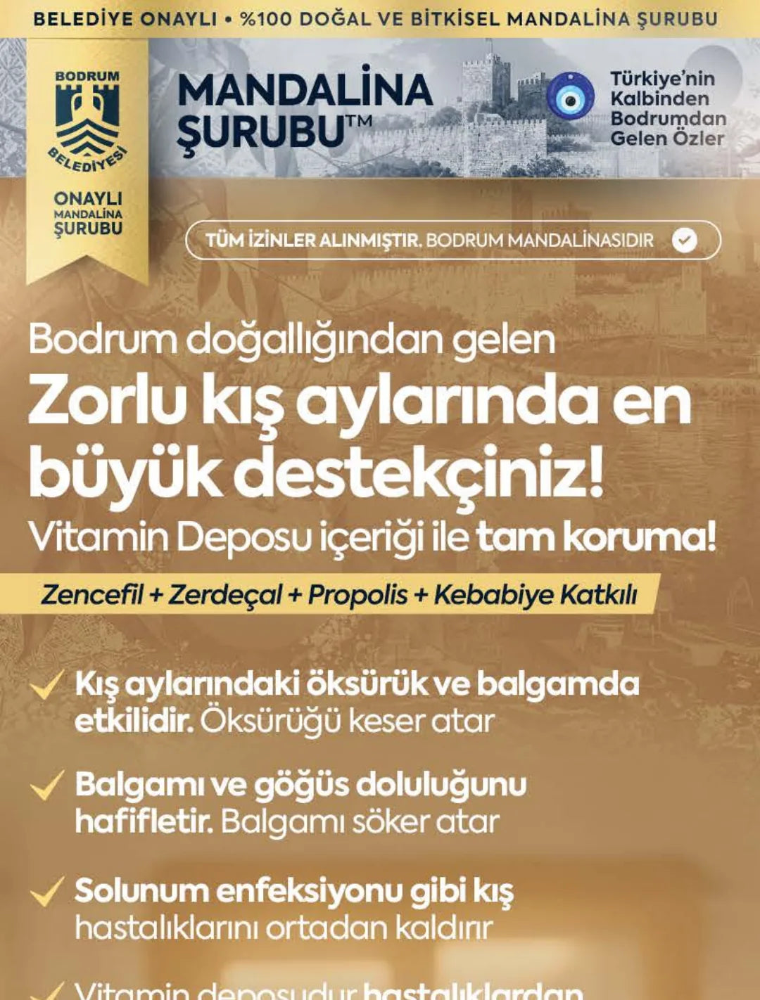 Bodrum Mandalina Şurubu